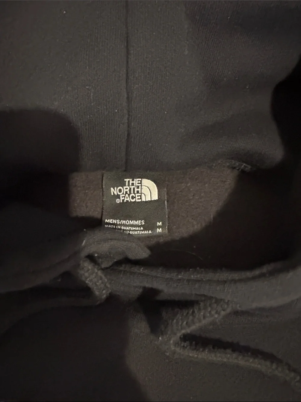The North Face Black Crewneck Sweatshirt with Rainbow Logo